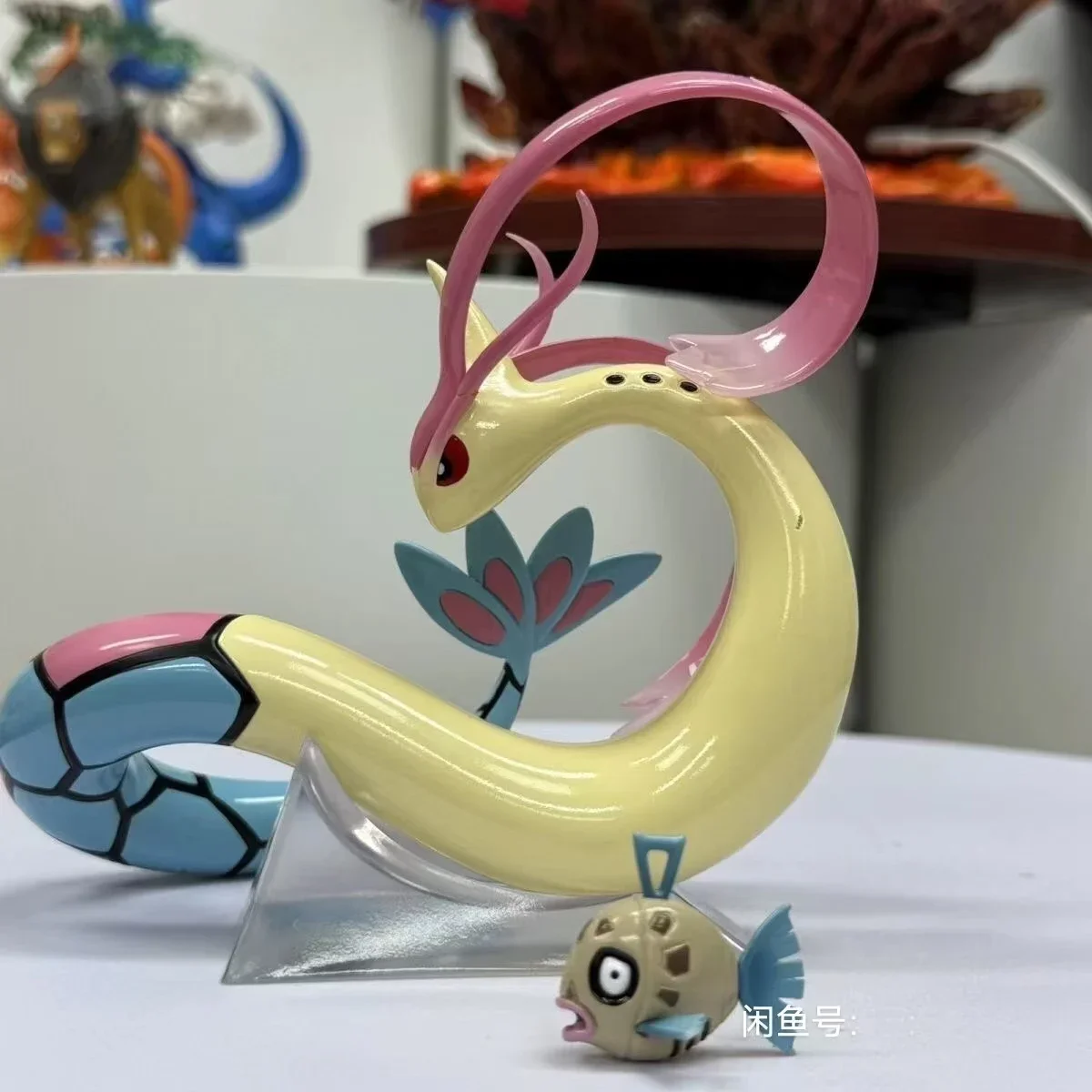 Genuino Anime Proportion World Limited Milotic Feebas Evolutionary Group 1/20 Modelo Raro Limitado - imagen 2