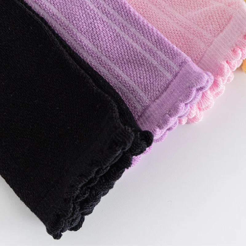 Calcetines largos altos para niña, medias escolares de malla de princesa para primavera y verano - imagen 5