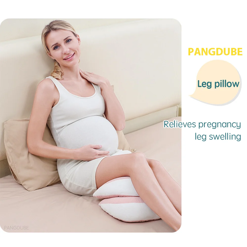 PANGDUBE almohada de embarazo algodon para dormir con cintura - imagen 2