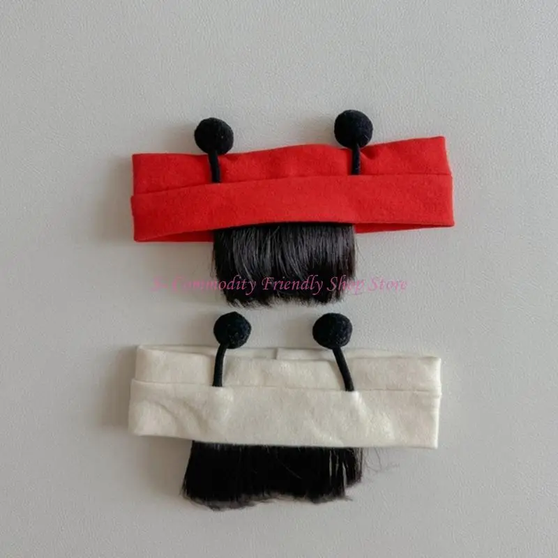 Peluca con antenas y diadema para disfraz infantil de niña - imagen 4
