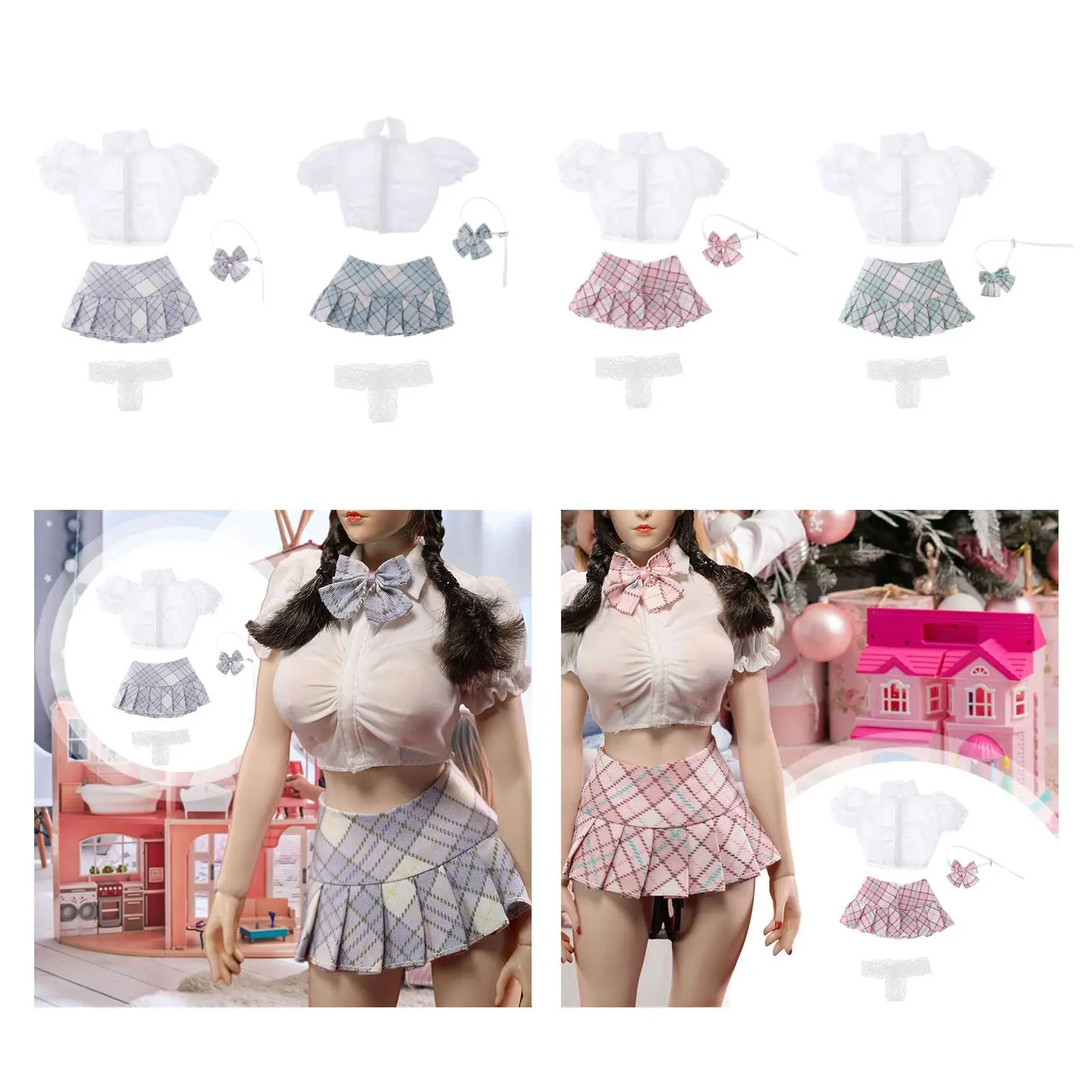 1/6 Girls Doll Clothes Decoration Doll Outfits Doll Decor Accessories Accessory for 12inch Figures Body Doll 12