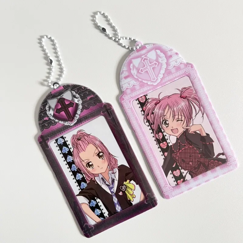 Lindo dulce encaje fresco coreano foto tarjetero ídolo foto fundas protectoras de exhibición Kawaii papelería estudiante colgante regalo - imagen 4