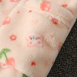 Conjunto de pijama de invierno para niños, ropa de dormir de lana Coral con ropa bonita de dibujos animados, pijamas de manga larga cómodos y ultracalientes para niño y niña