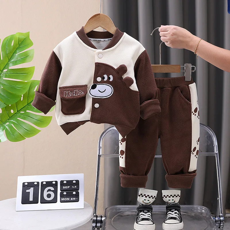 Conjunto de invierno para niña con chaqueta y pantalón térmico - imagen 2