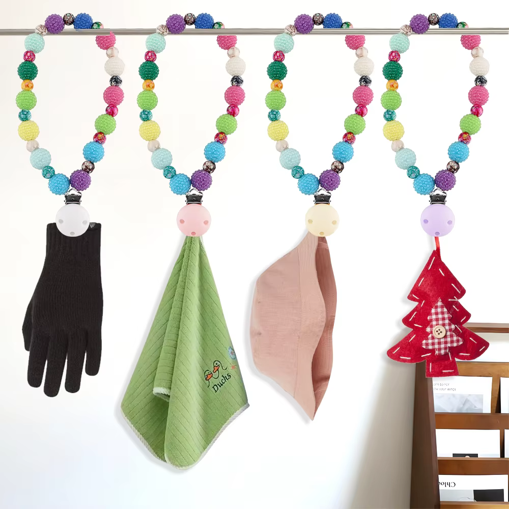 Kovict Clips de silicona 30mm para chupete - Accesorio manualidades - imagen 2
