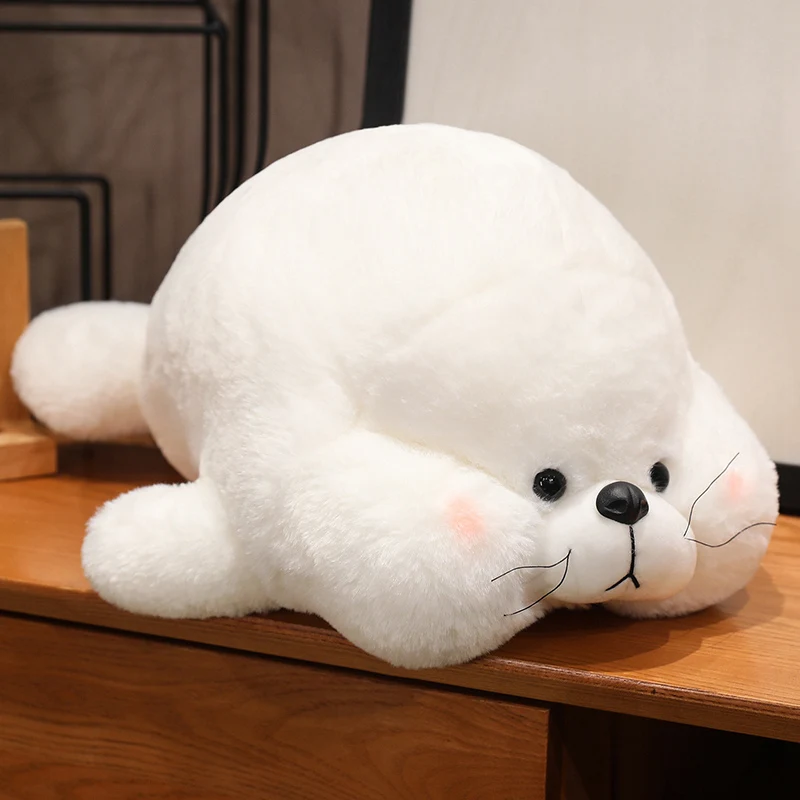 Almohada de felpa con forma de foca para niños – Suave y mullida - imagen 3