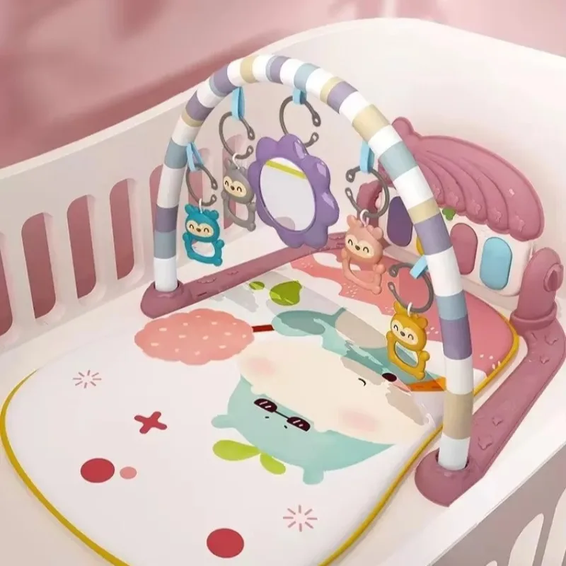 Tapete de actividades plegable para bebé con juguetes musicales - imagen 3