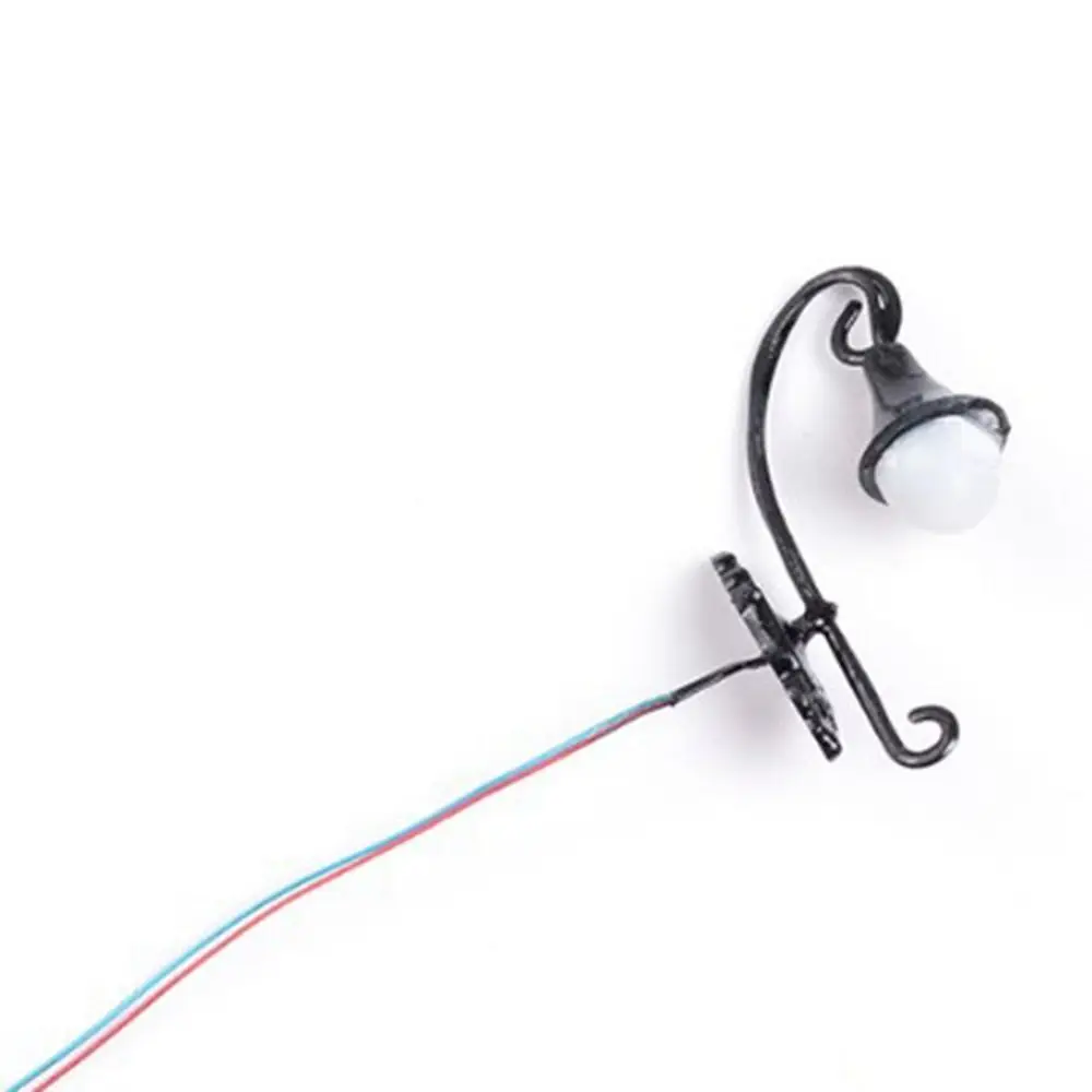 Nueva lámpara de pared para casa de muñecas de 1,8x3cm, Material metálico ABS, decoración de jardín para casa de muñecas, modelo de luz blanca/cálida, lámpara de mesa de arena de 12V - imagen 3