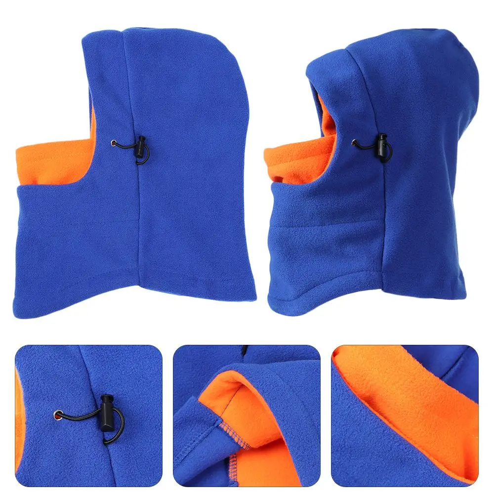 Winter Fleece Neck Warm Full Face Balaclava Hat Ski Mask Hood Cap Children Cap - imagen 2