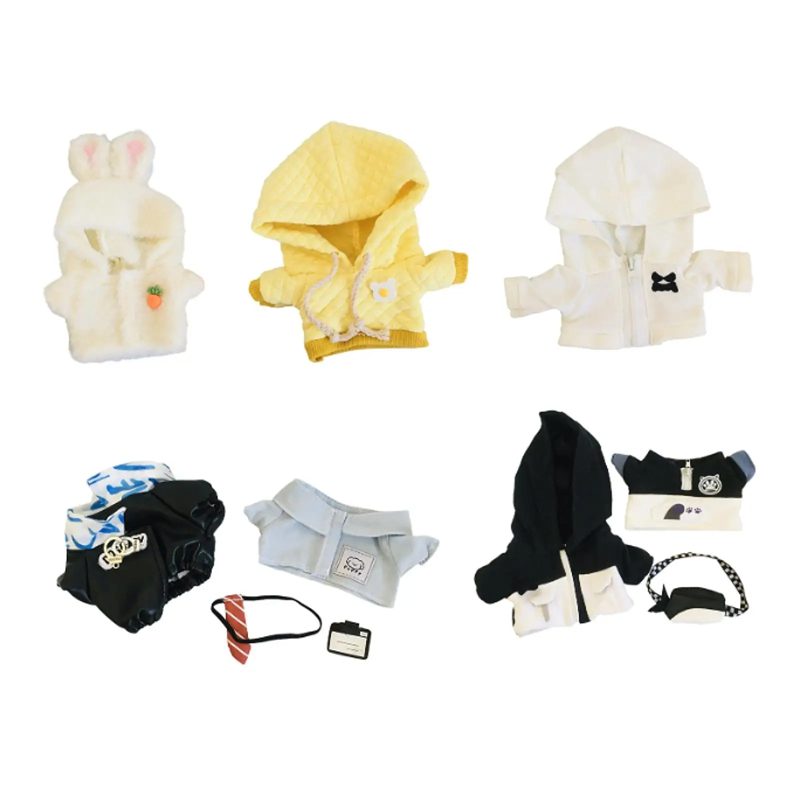 Dolls Clothes Miniature Clothing for 20cm Dolls Dress up Thanksgiving Gifts Dolls Clothes Miniature Clothing for 20cm Dolls Dress up Thanksgiving Gifts