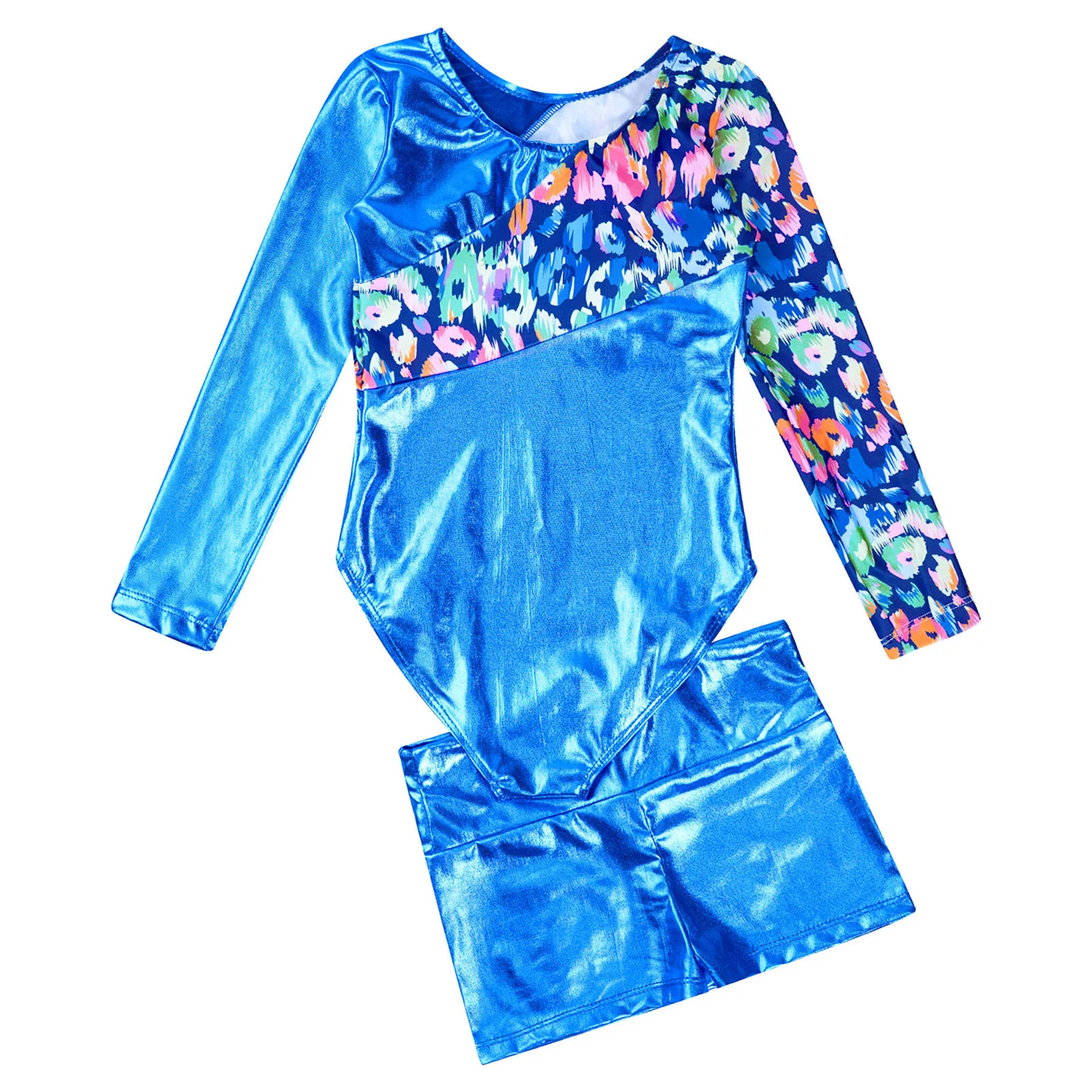 Leotardo de ballet para niña moderno con estampado Biketard - imagen 2