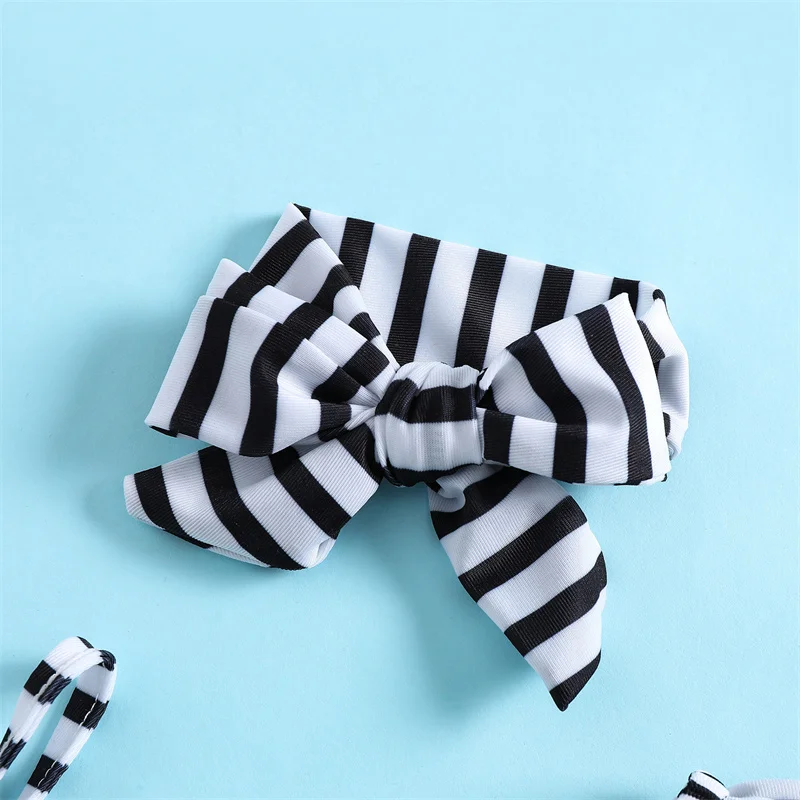 Traje de baño infantil de verano con rayas – Secado rápido sin mangas - imagen 2