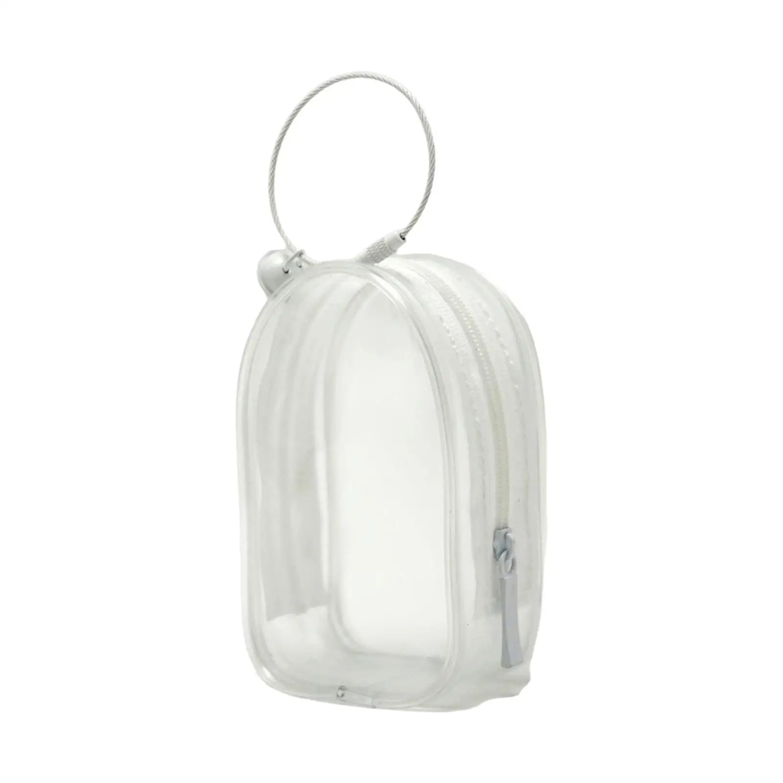 Figure Display Bag Hanging Organizer Collectors Small Doll Storage Bag Mini Transparent Bag Outdoor Doll Bag for Mini Figure