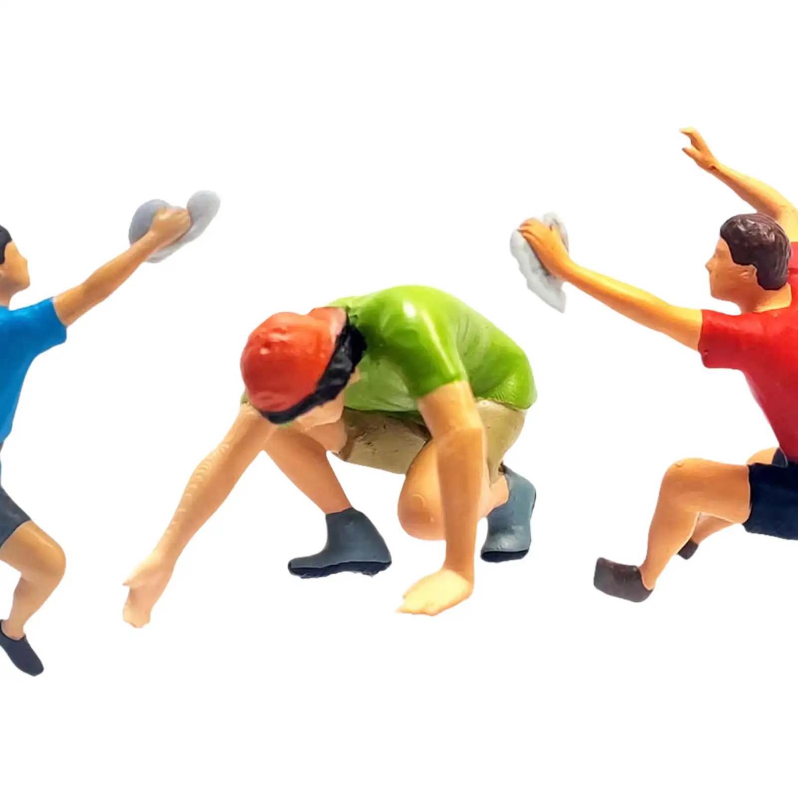 1:87 Rock Climbing Figure Miniature Movie Props Train Railway Desktop Ornament Layout Collections People Model Accessories