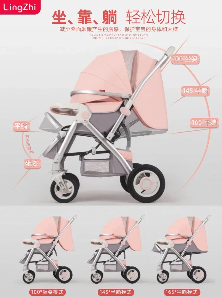Cochecito reversible ultraligero para recién nacido - imagen 5