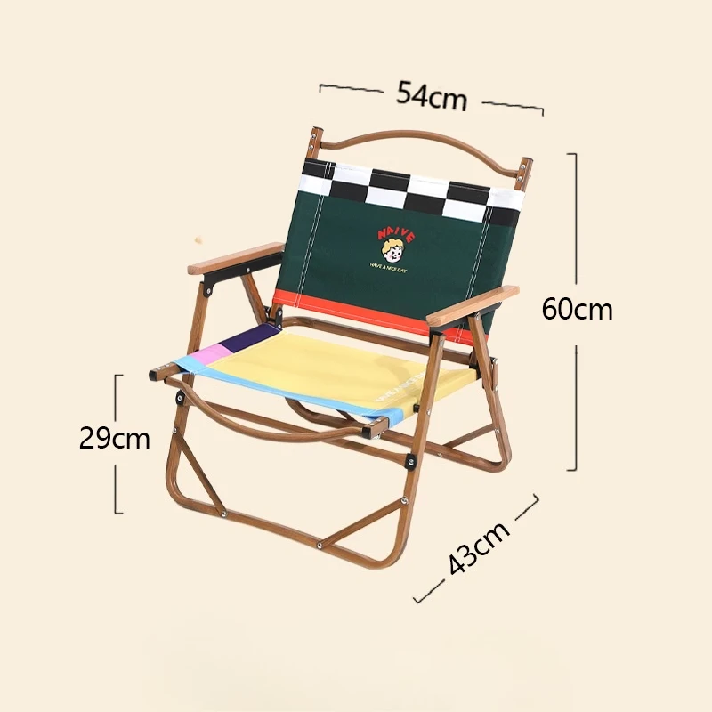 Silla de Camping plegable portátil de primera calidad, marco de aluminio resistente, asiento de playa Oxford doble con soportes de configuración instantánea de 265 libras - imagen 4