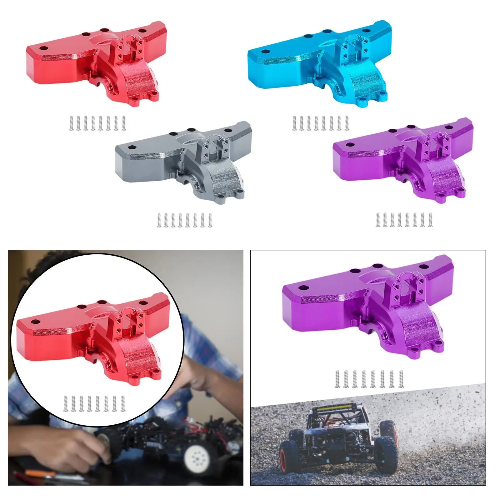 1:14 RC Car under Gearbox Covers Metal Rear Upper Replacement Anti Collision Differential Case Cover for 14209 14210 DIY Accs 1:14 RC Car under Gearbox Covers Metal Rear Upper Replacement Anti Collision Differential Case Cover for 14209 14210 DIY Accs