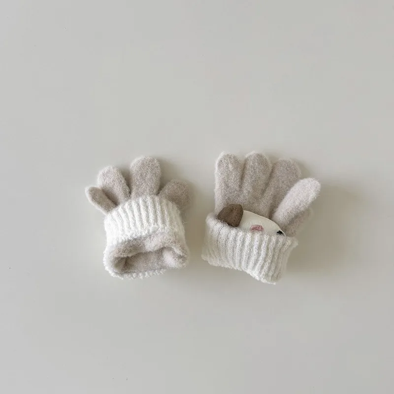 Guantes térmicos animales para niños – Invierno antideslizantes suaves - imagen 4