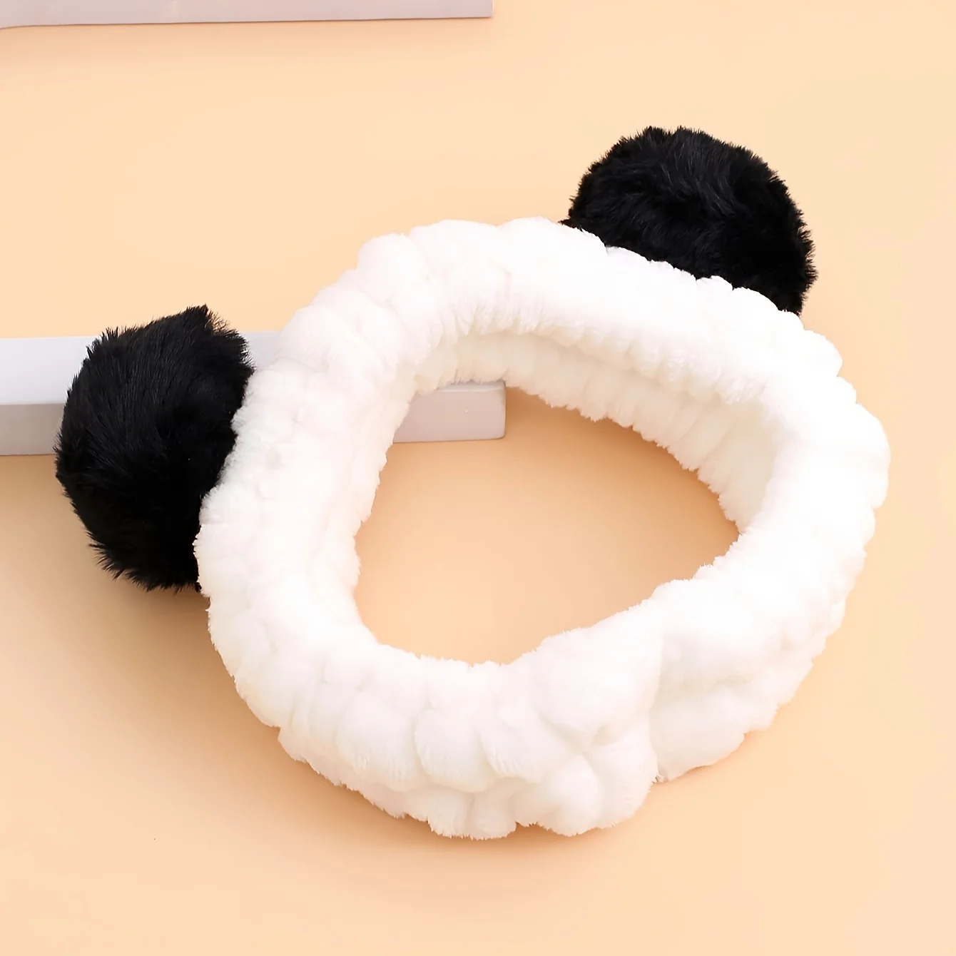 Diadema suave con orejas de Panda, accesorios para el cabello, diadema para ducha, Yoga, disfraz