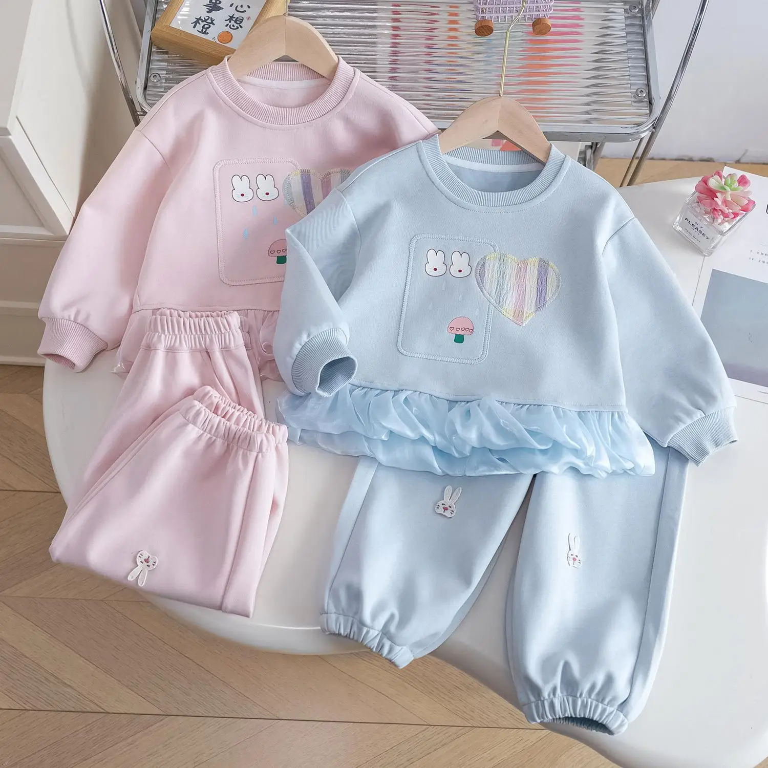 Conjunto invierno niña sudadera manga larga pantalón - imagen 3