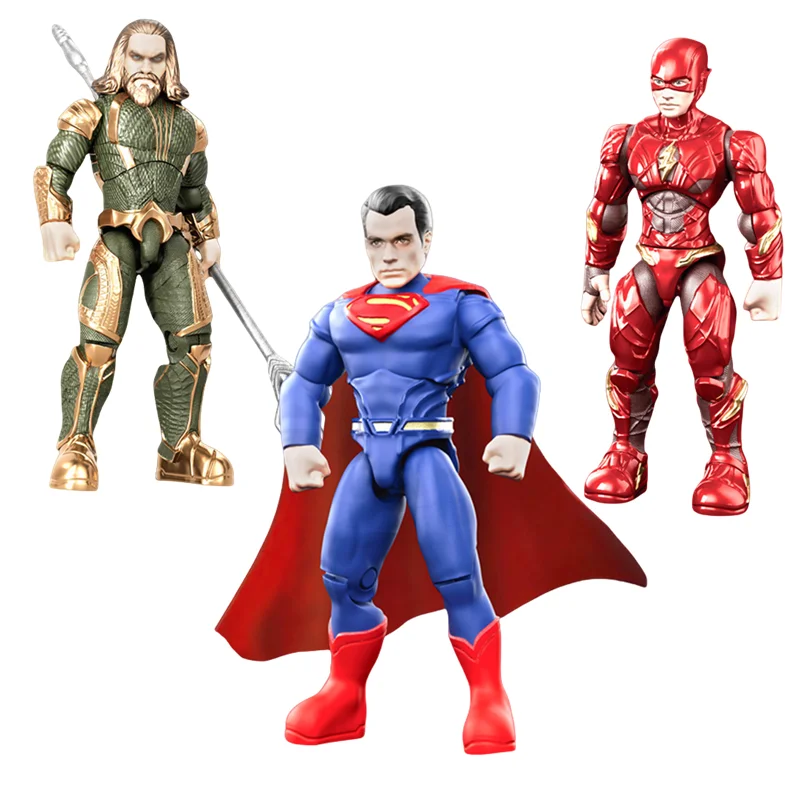 DC Fondjoy Liga de la Justicia Bruce Wayne Batman Superman el Flash Anime figura modelo adorno de escritorio caja ciega juguetes regalos - imagen 5