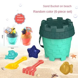 Set de playa para niños con cubo y pala, juego veraniego seguro
