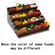 shelves with food