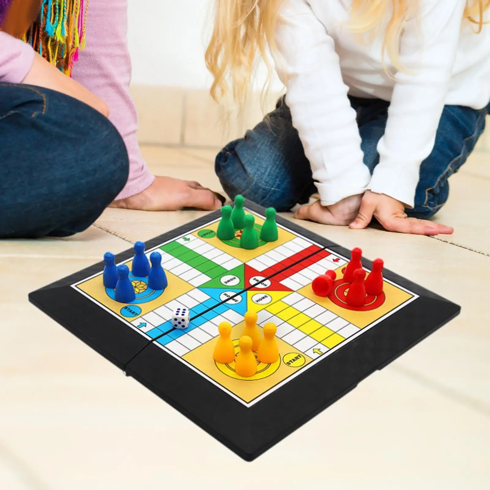 Ludo Classic Toy Board Game Strategy Game for Family Kids Entertainment Ludo Classic Toy Board Game Strategy Game for Family Kids Entertainment
