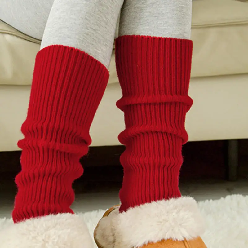 Medias de punto Lolita, medias alargadas, calentadores de piernas, calcetines cálidos hasta la rodilla, rodilleras de primavera, calcetines largos, rayas verticales - imagen 5