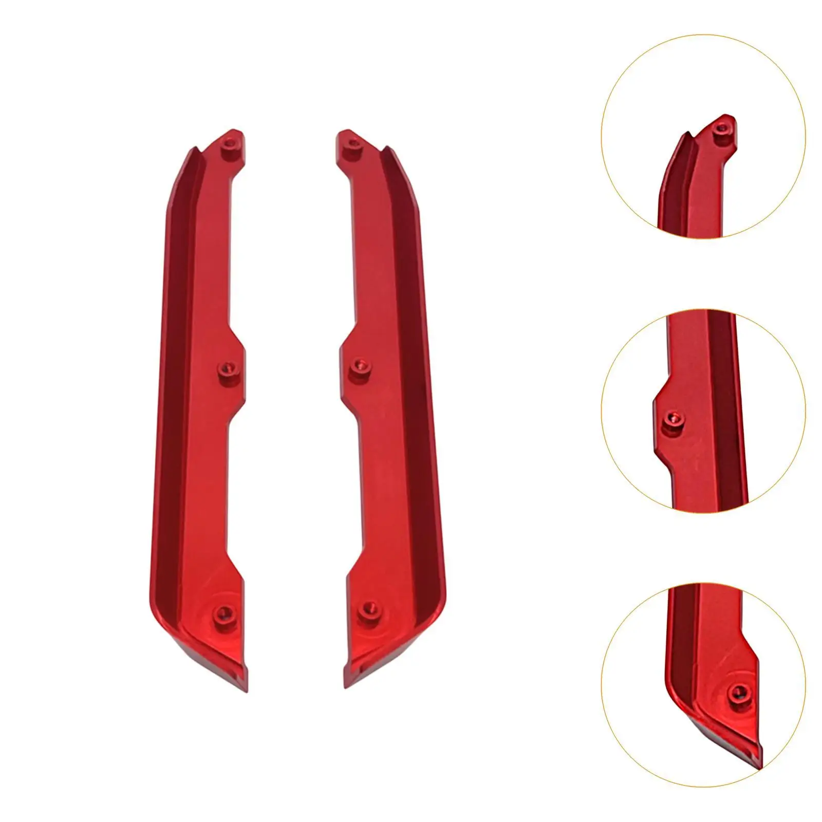2x 1/14 RC Car Chassis Mud Guards Professional DIY Accs Sturdy Side Trail Bar Replacement for Wltoys 144001 144002 144016 Trucks