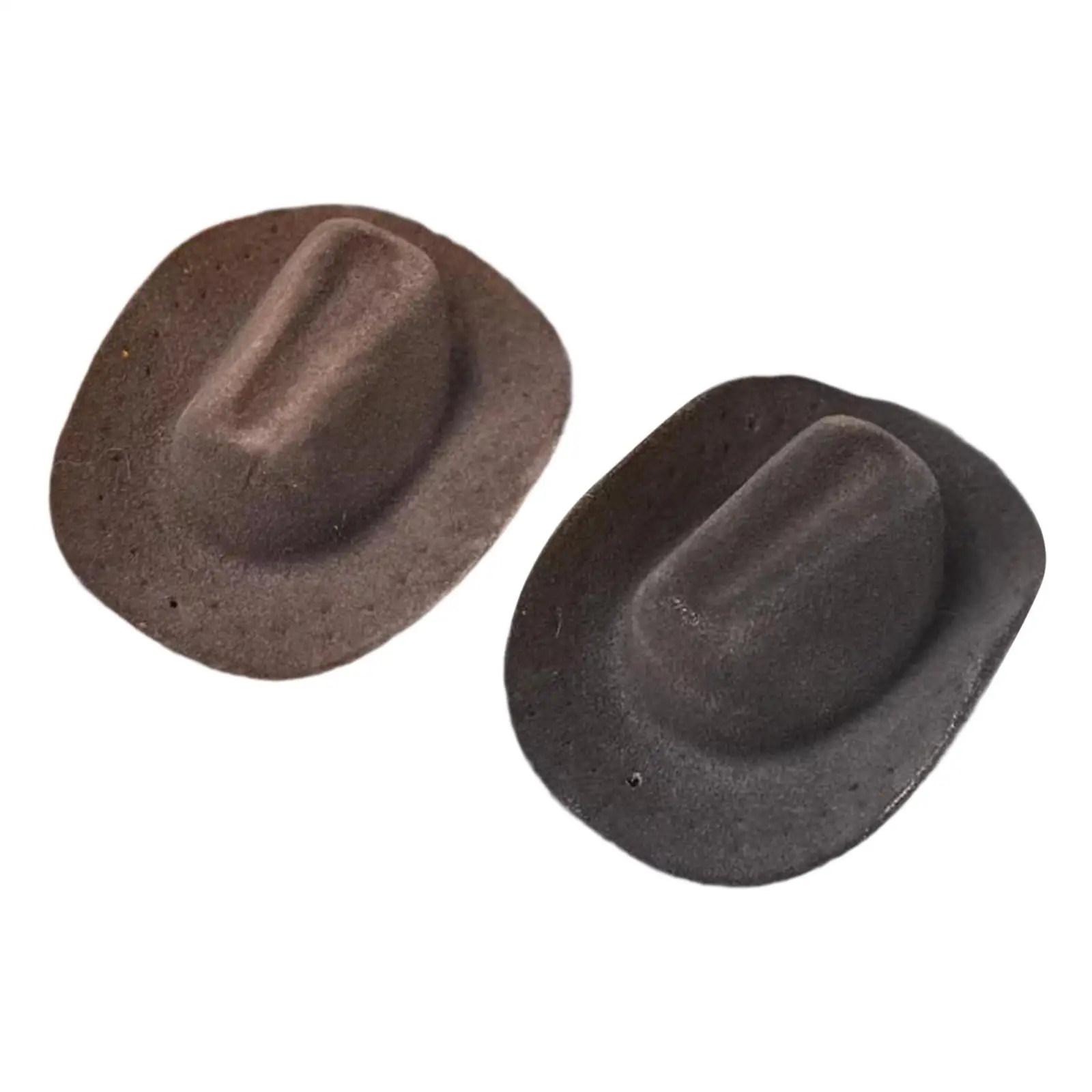 1/6 Scale Cowboy Hat for Dolls Miniature Headwear for 12-Inch Figures