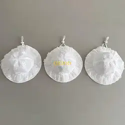 Gorro lavabo en encaje para bebé – Atado ajustable