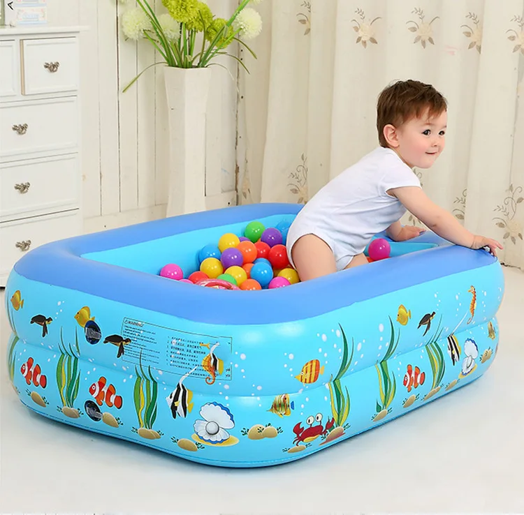 Piscina de chapoteo inflable y plegable para bebés - imagen 4