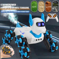 Perro robot RC con acrobacias y música – Juguete