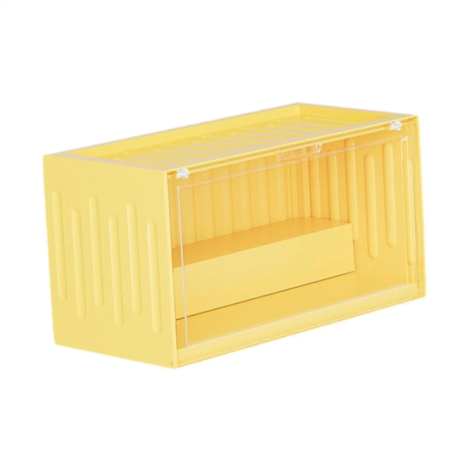 Display Case for Collectibles Statue Action Figures Dolls Cabinet Showcase for Dresser Countertop Bedside Table Offices Homes