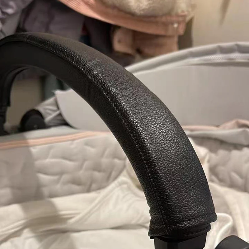 Funda protectora de cuero Pu para cochecito Stokke Xplory V6/X, fundas para reposabrazos, accesorios para carrito de bebé - imagen 5