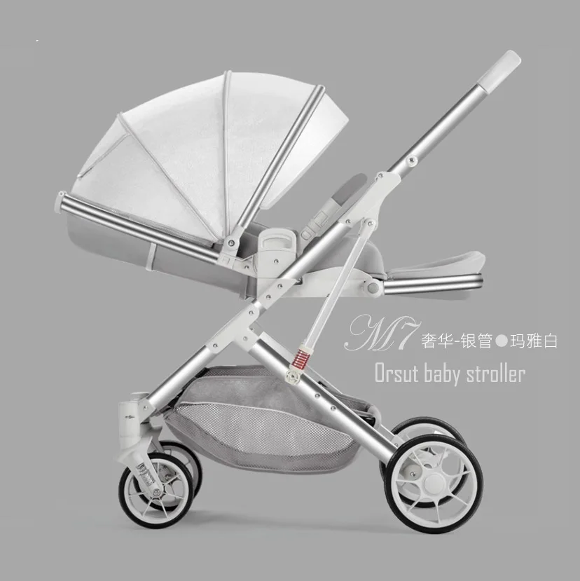 Cochecito de paisaje alto bidireccional EG240, carro reclinable plegable, cochecito ajustable multifunción, doble dirección - imagen 2