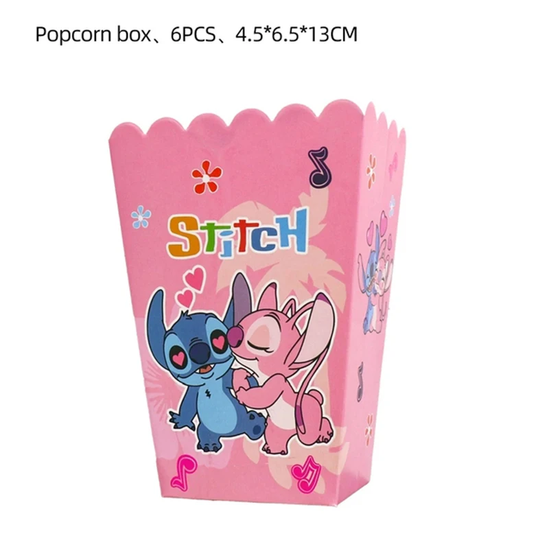 6pcs popcorn box