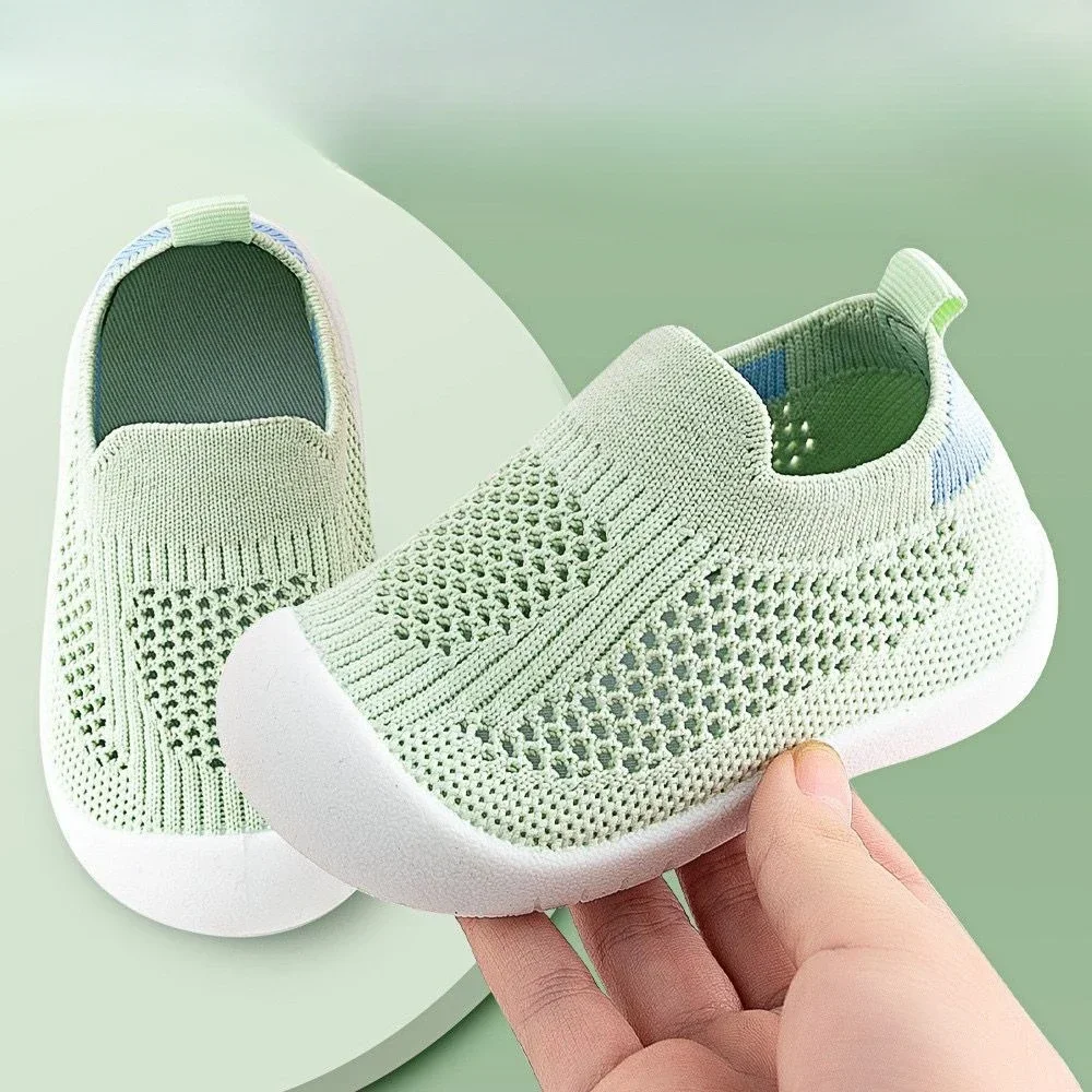 Zapatos de suela blanda para bebé, andador de malla antideslizante, transpirable, fresco, bonito para niños y niñas, accesorios cómodos para zapatos para niños pequeños, verano - imagen 2