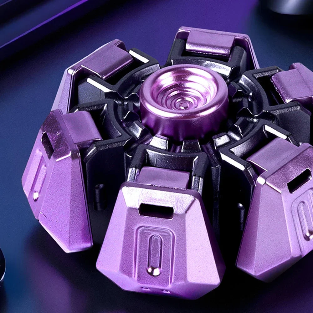 DIY creativo Fidget giratorio dedo giroscopio Spinner Fidget juguetes para adultos regalos de cumpleaños EDC mano Spinner juguete para aliviar el estrés - imagen 4