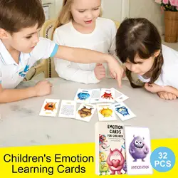 Tarjetas de emociones para niños – Aprendizaje visual realista