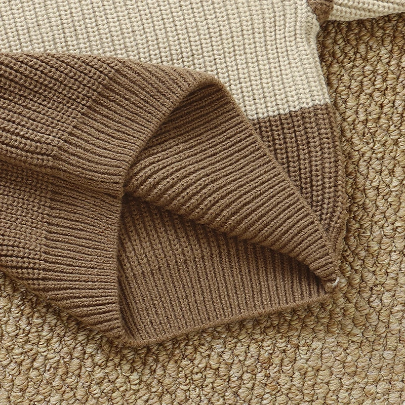 Suéter bebé unisex punto cuello redondo manga larga otoño invierno - imagen 3