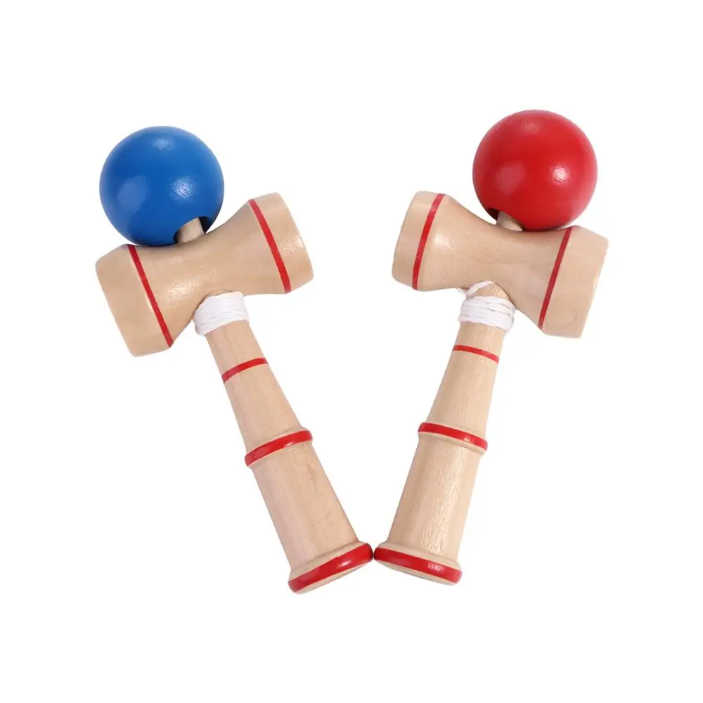 Juguetes de taza de captura de madera, juego Kendama, juguete tradicional Kadoma Vintage, juegos educativos de coordinación