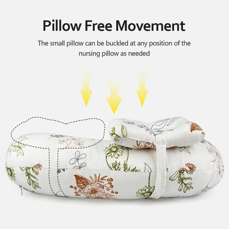 Almohada de lactancia en forma de U, soporte Lumbar, cojín de alimentación de bebé multifuncional para lactancia, almohada de cintura envolvente para alimentación - imagen 2