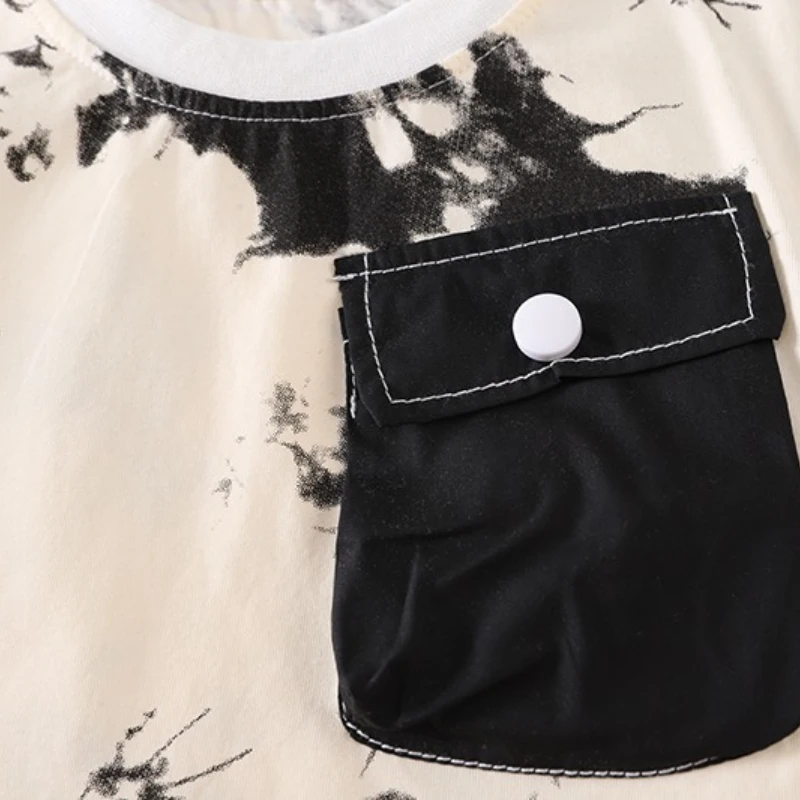 Nueva ropa de verano para bebés, traje para niños y niñas, camiseta, pantalones cortos, 2 unids/set, ropa infantil, disfraz informal para niños, chándales para niños - imagen 4