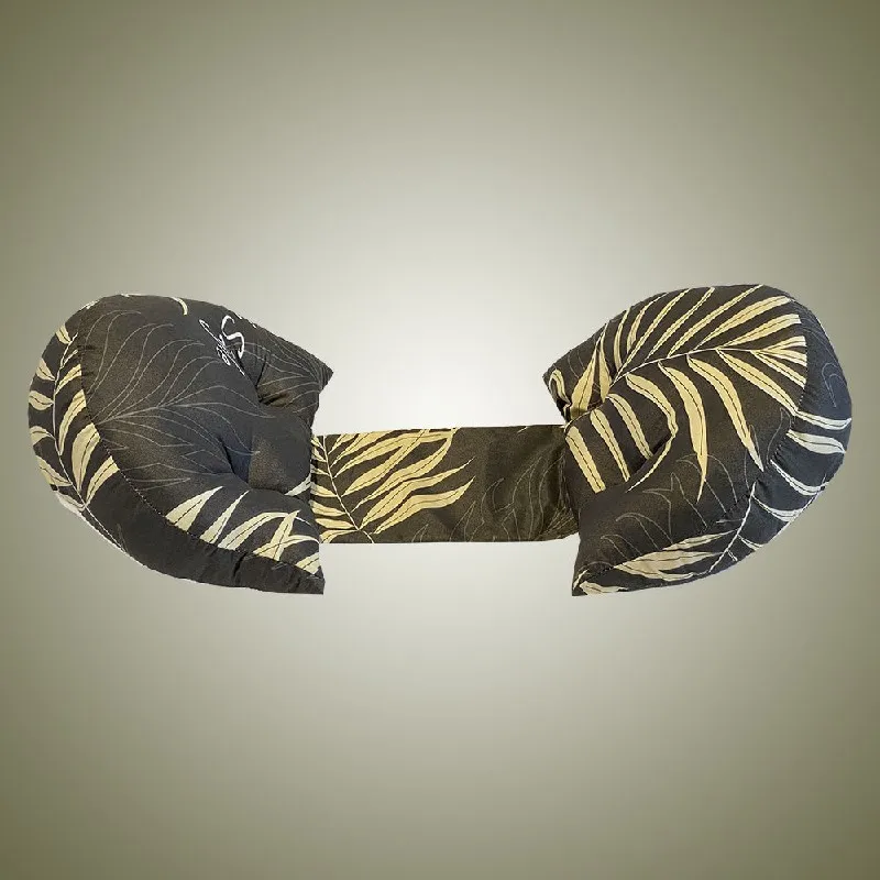 Almohada de maternidad de algodón puro con soporte lumbar para dormir lateral