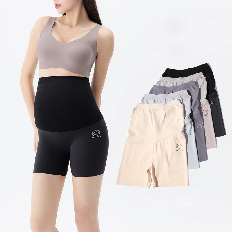Medias de maternidad de talla grande, ropa interior de alta elasticidad, ropa para mujeres embarazadas gordas, pantalón de protección transpirable para embarazo - imagen 2