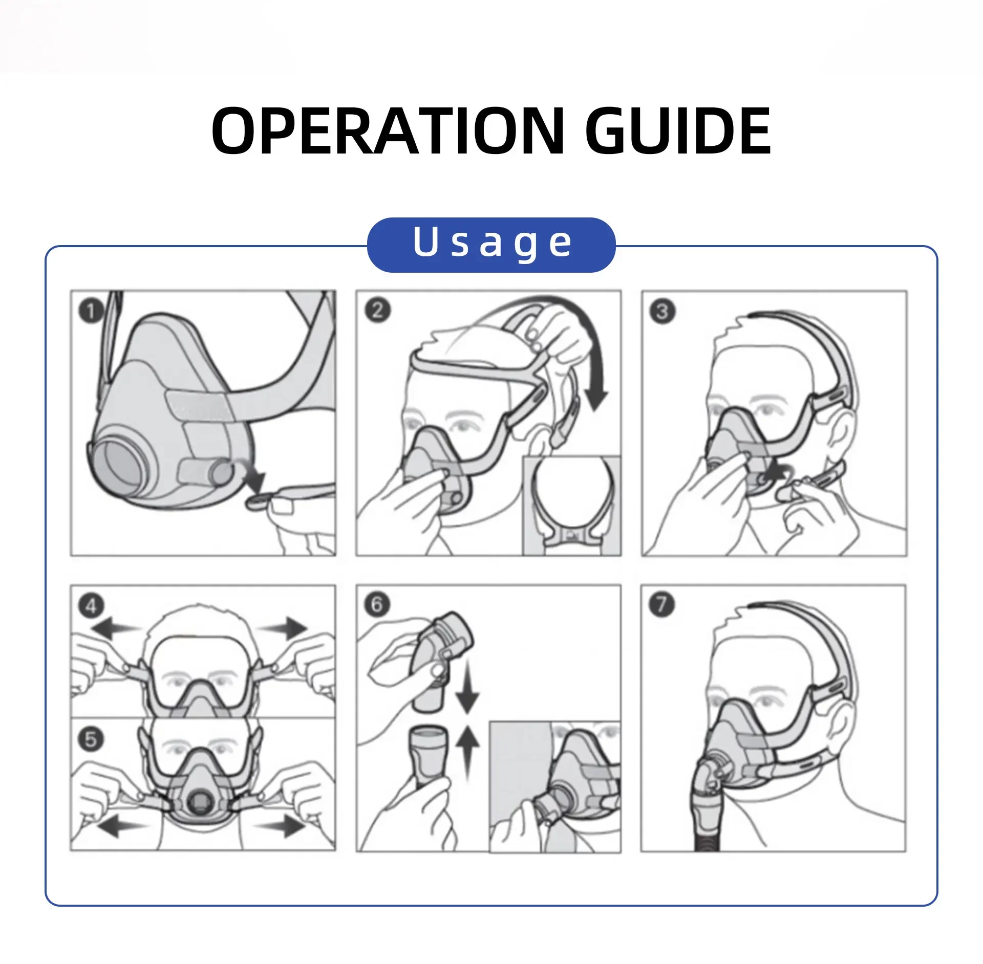 Arnés de repuesto para casco N20, 2 uds., para AirFit/AirTouch, máscara Nasal, correa para casco (paquete de 2) - imagen 5
