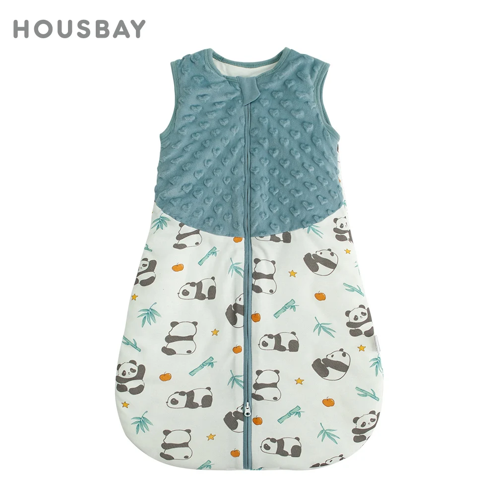 Doudou Patchwork Saco de dormir Bebé – Estampado panda 0-18 meses