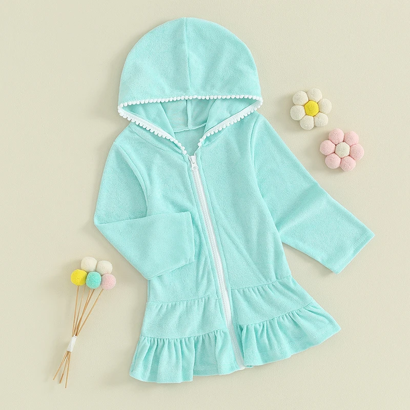 Vestido para niña con capucha en diferentes estilos